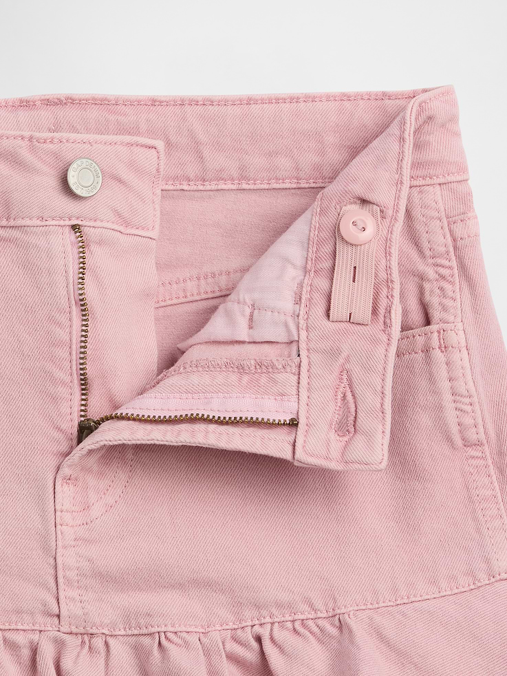 Image number 4 showing, Kids Denim Ruffle Skirt