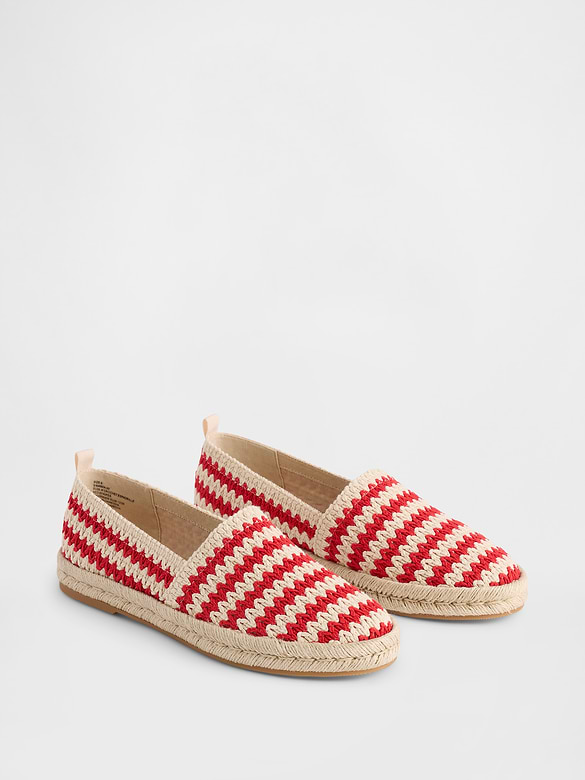 Crochet Espadrille Flats