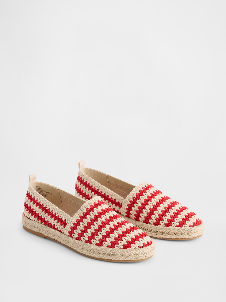 Image number 2 showing, Crochet Espadrille Flats