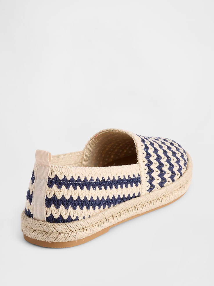 Image number 3 showing, Crochet Espadrille Flats