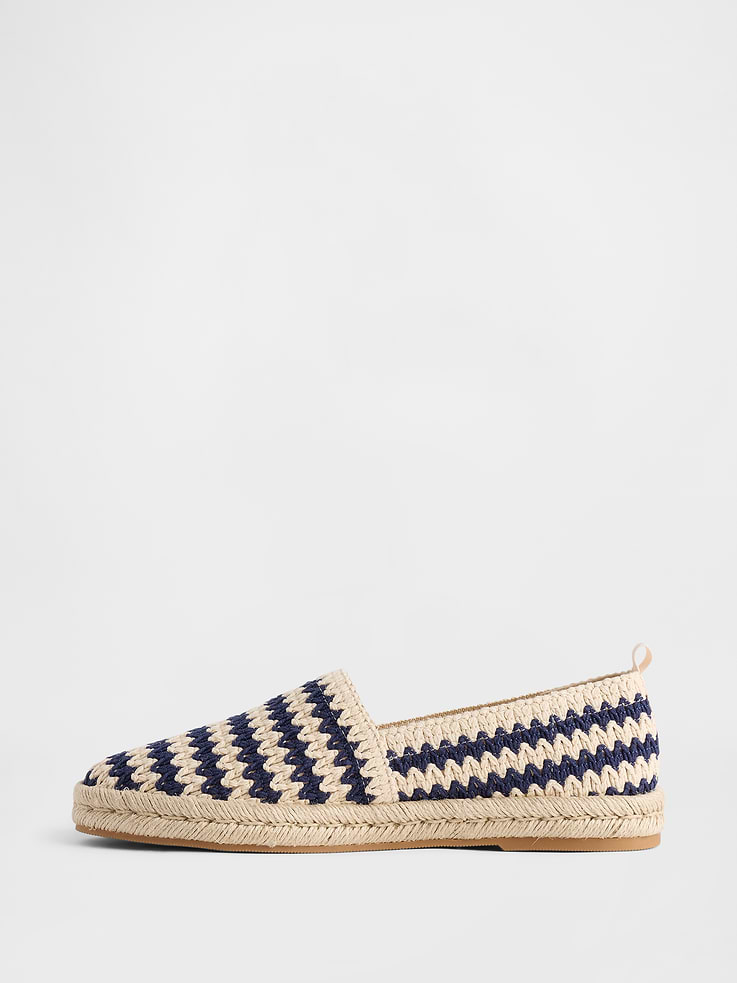 Image number 4 showing, Crochet Espadrille Flats