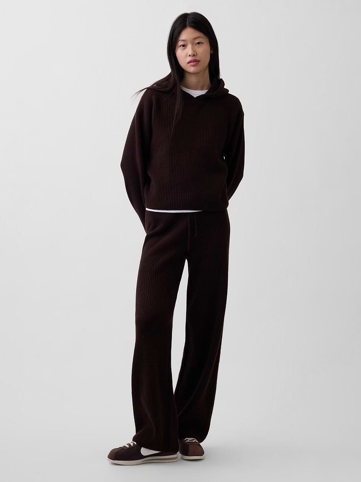 Image number 5 showing, CashSoft Oversized Shaker-Stitch Hoodie