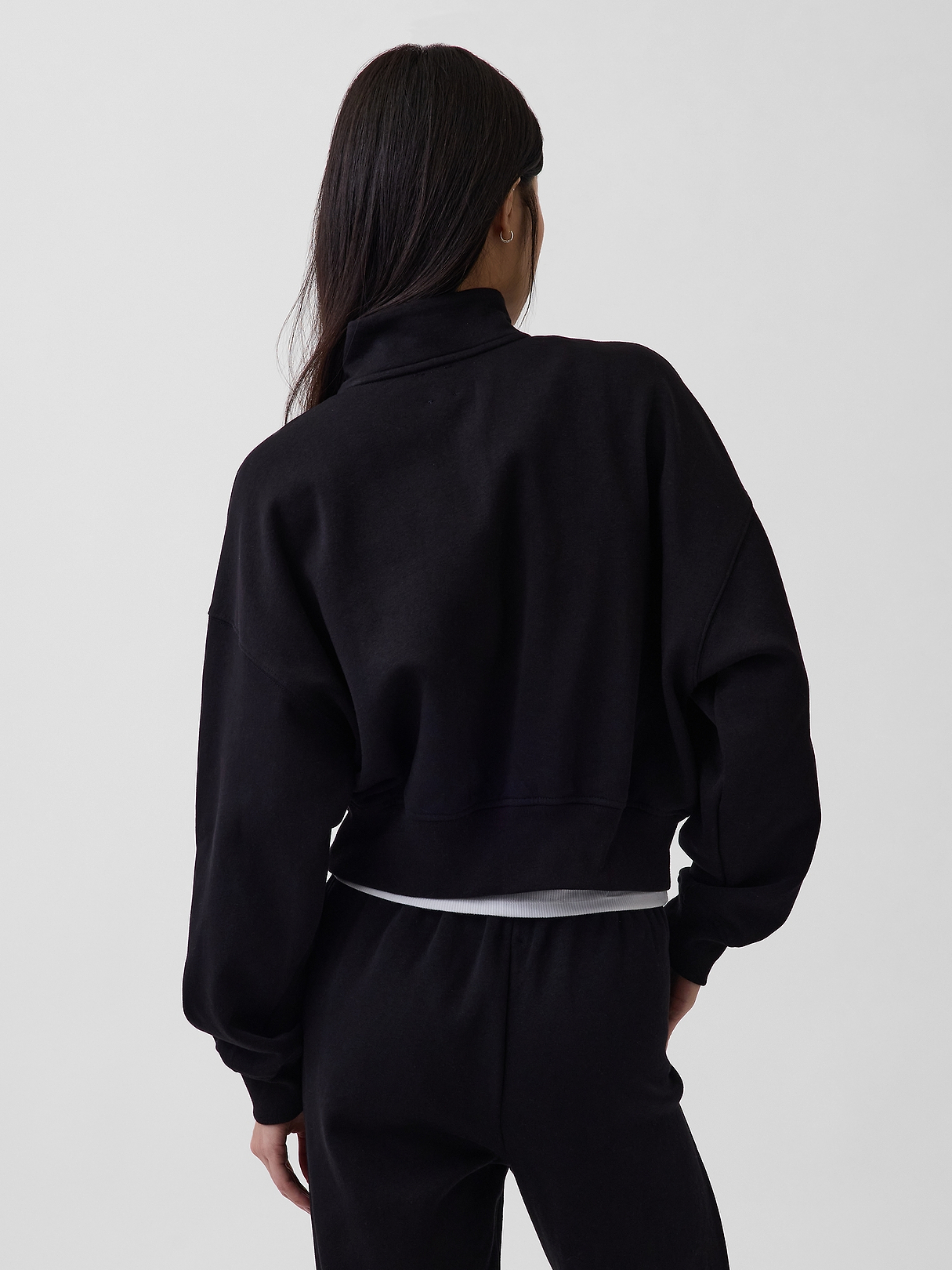VintageSoft Oversized Half-Zip Wedge Pullover | Gap