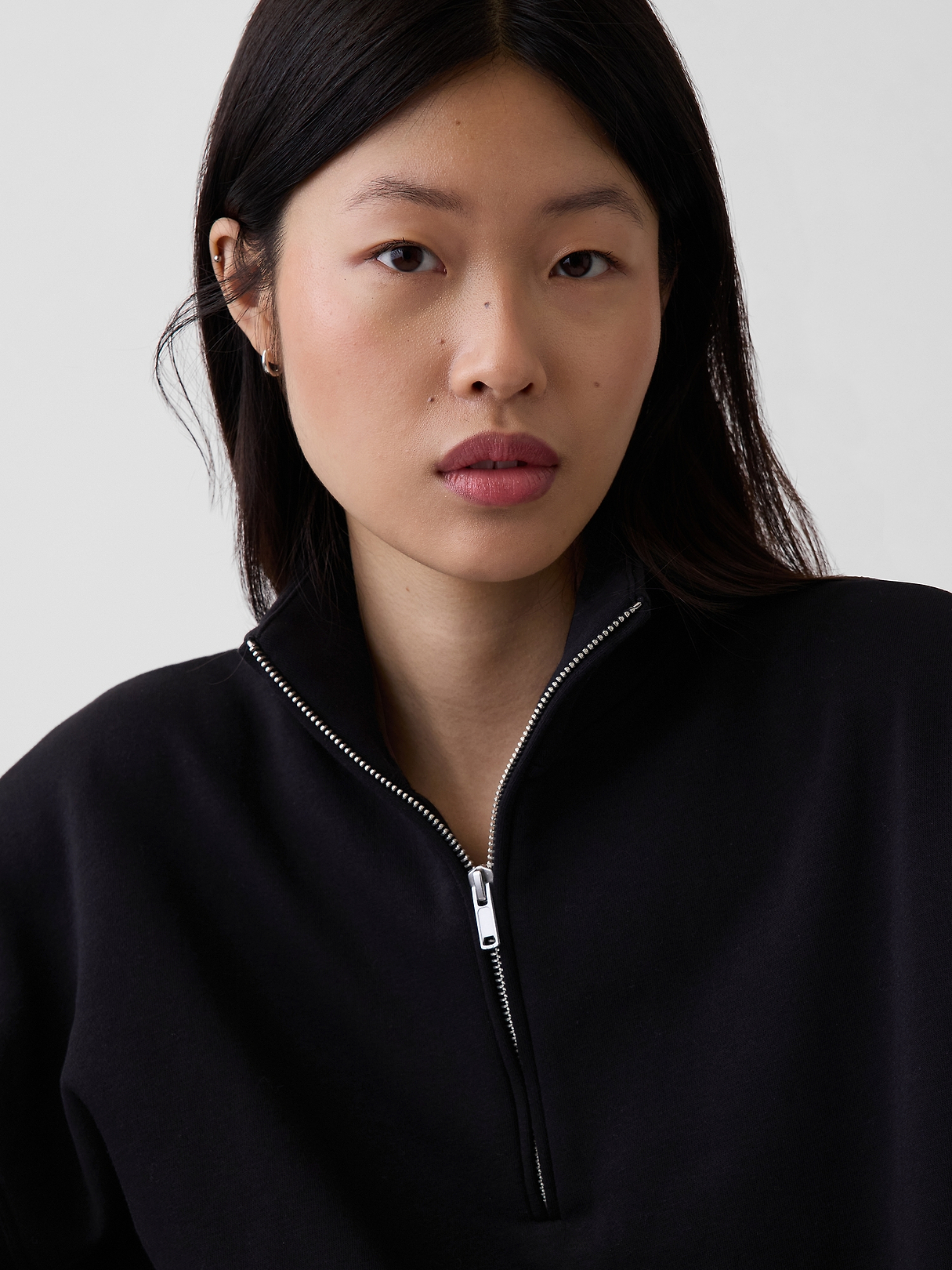VintageSoft Oversized Half-Zip Wedge Pullover | Gap