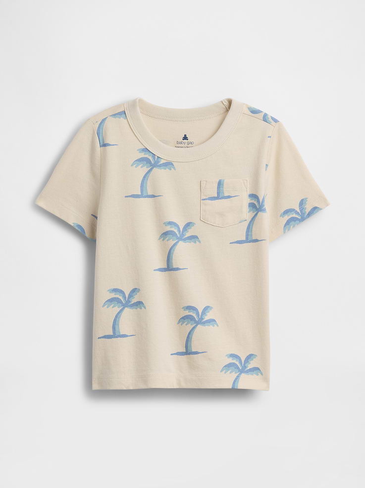 Image number 1 showing, Baby & Toddler Mix & Match Print Pocket T-Shirt