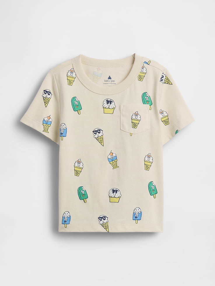 L'image numéro 1 présente T-shirt à poche Agencez à volonté pour Bébé et Tout-petit