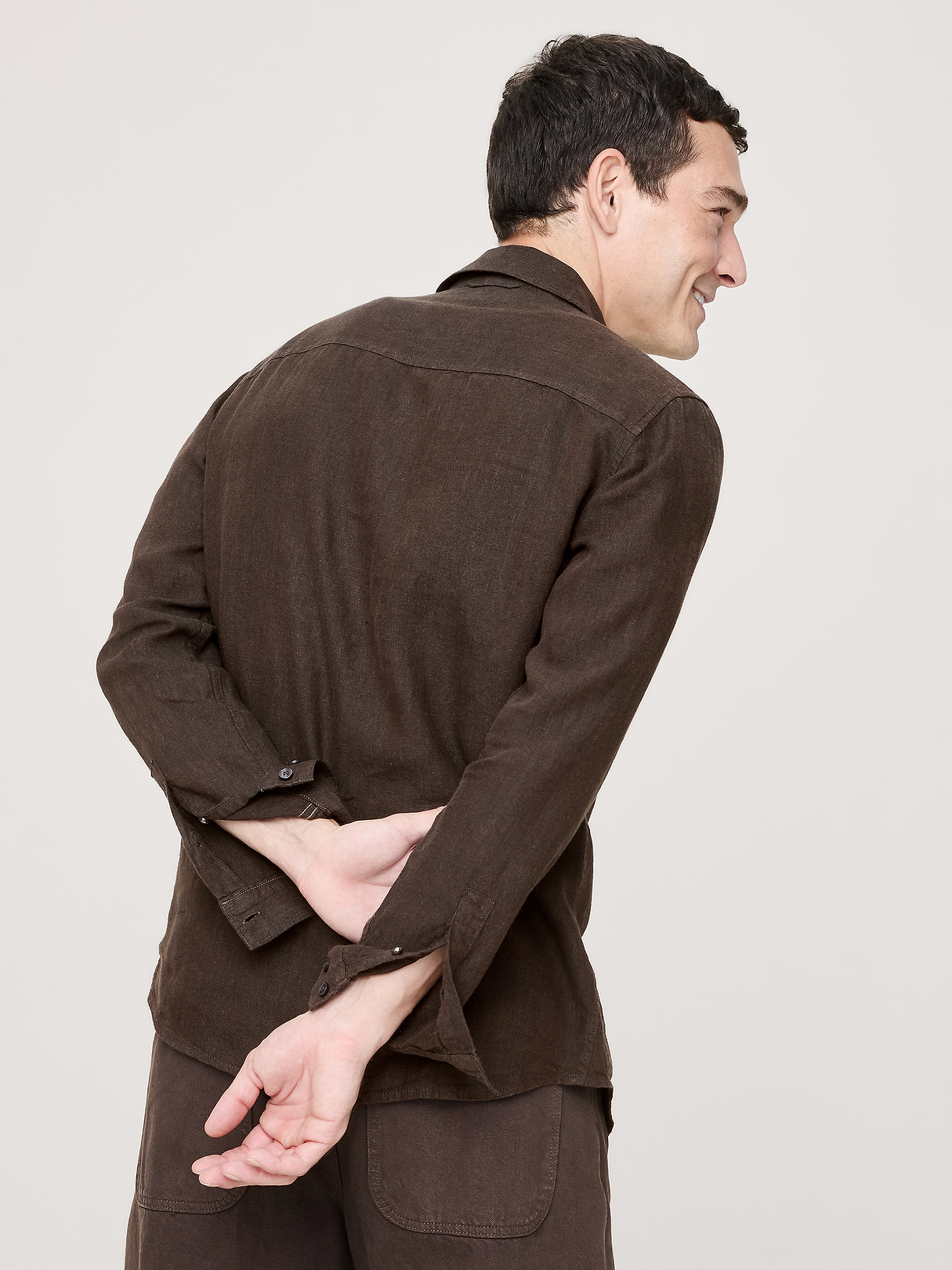 Slim-Fit Linen Shirt | Banana Republic