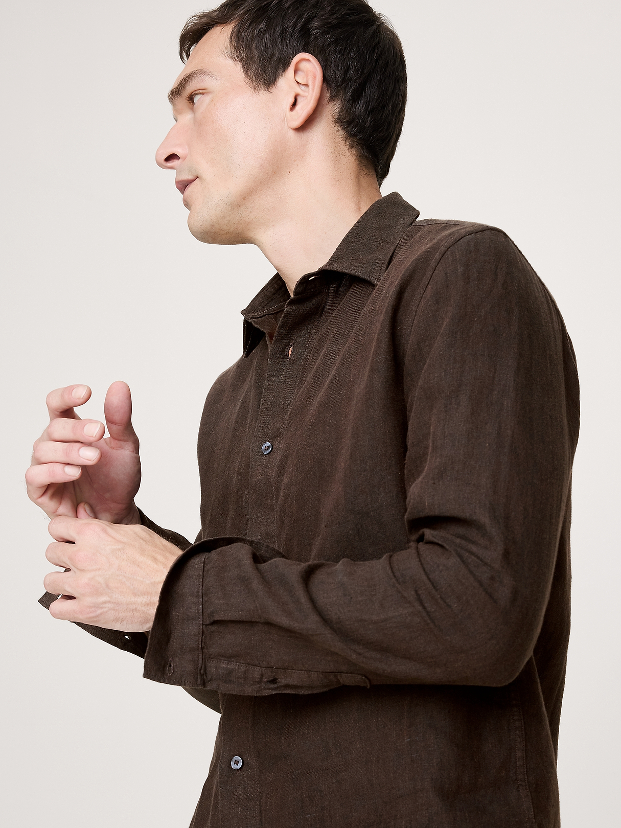 Slim-Fit Linen Shirt | Banana Republic