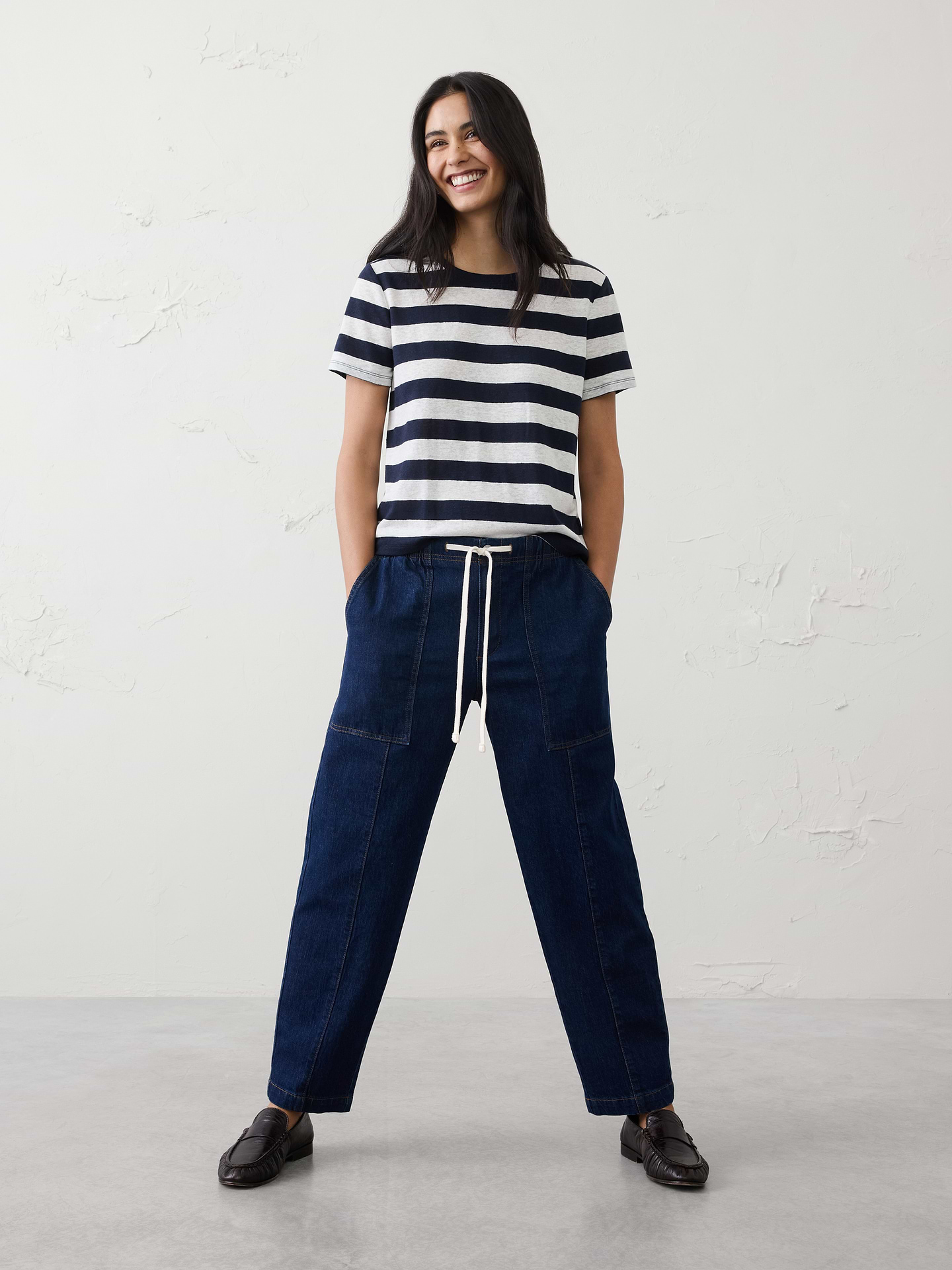 Image number 1 showing, Linen-Blend T-Shirt
