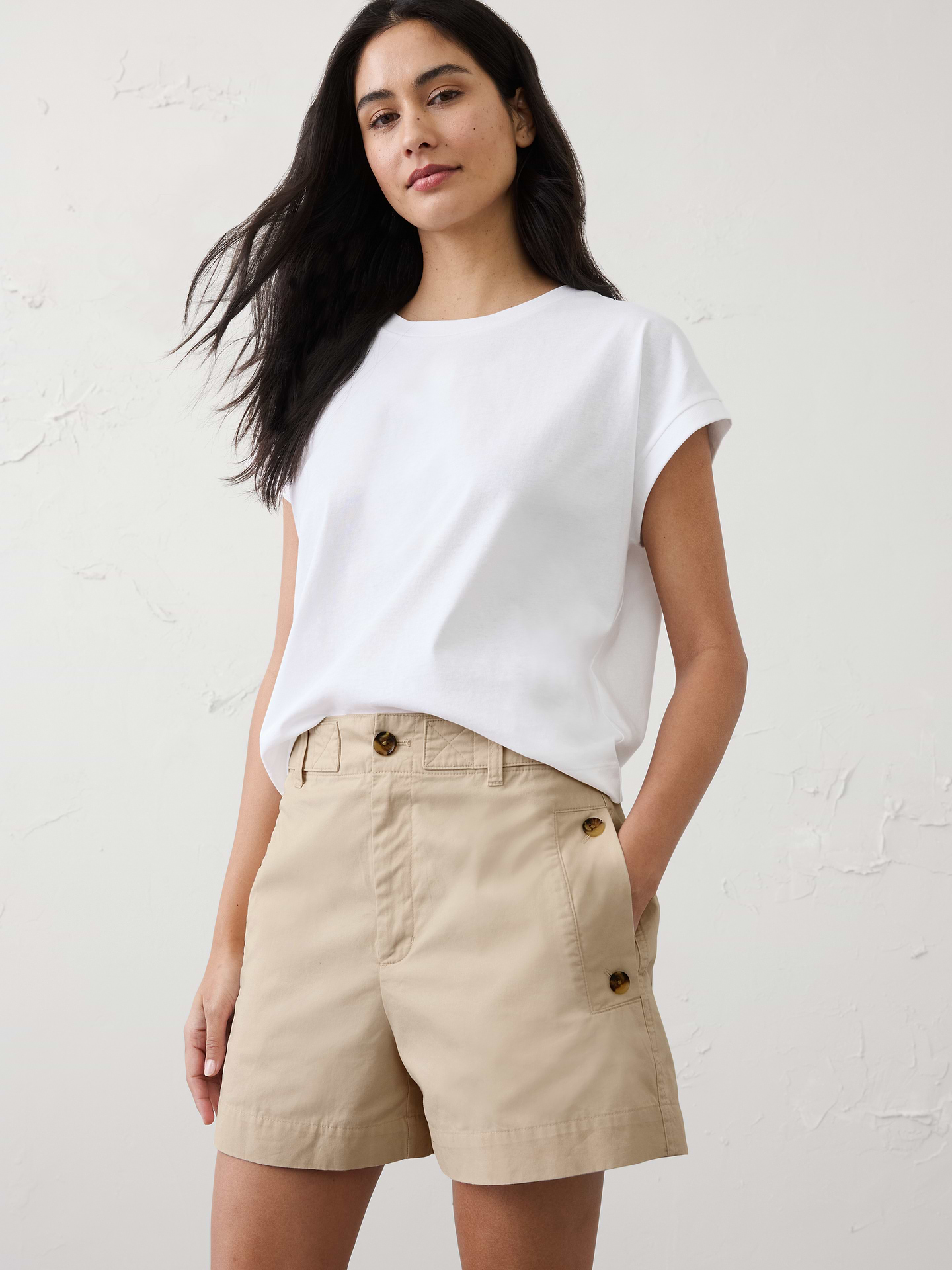 Image number 1 showing, High-Rise Twill Utility Short