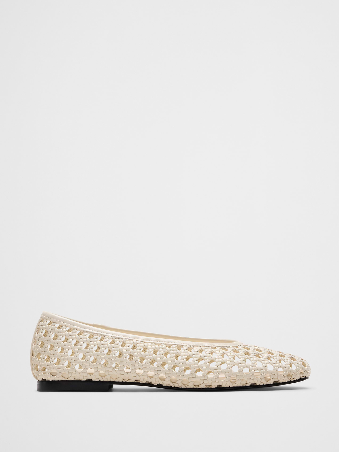 Image number 1 showing, Woven Ballet Flats
