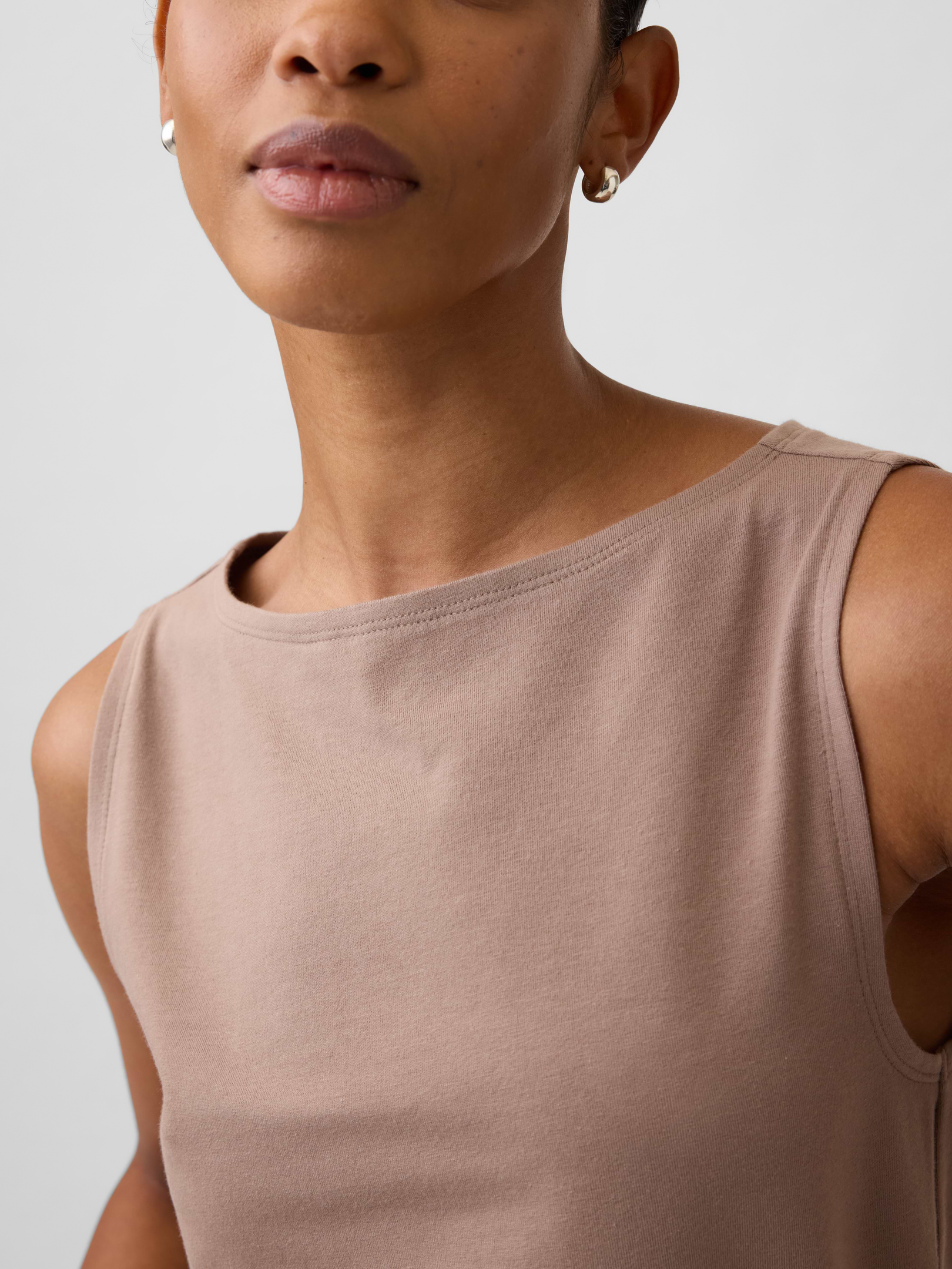 【draw drawers】 Boat Neck Tanktop Boatneck Tank Top | Gap Factory