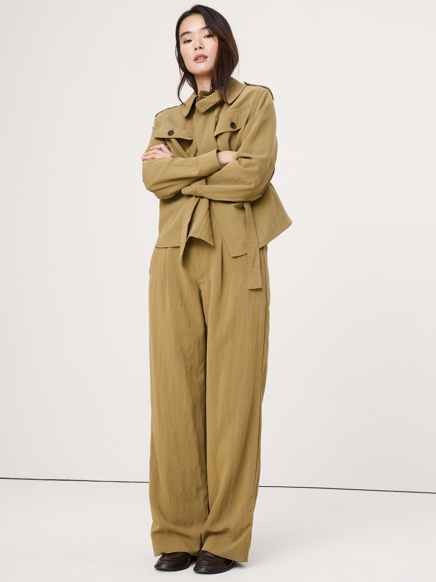 Image number 1 showing, Heritage Wide-Leg Utility Pant