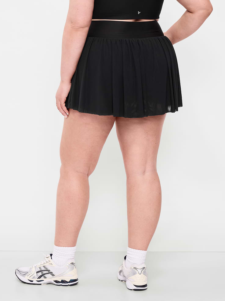 Image number 8 showing, High-Waisted Mesh Skort