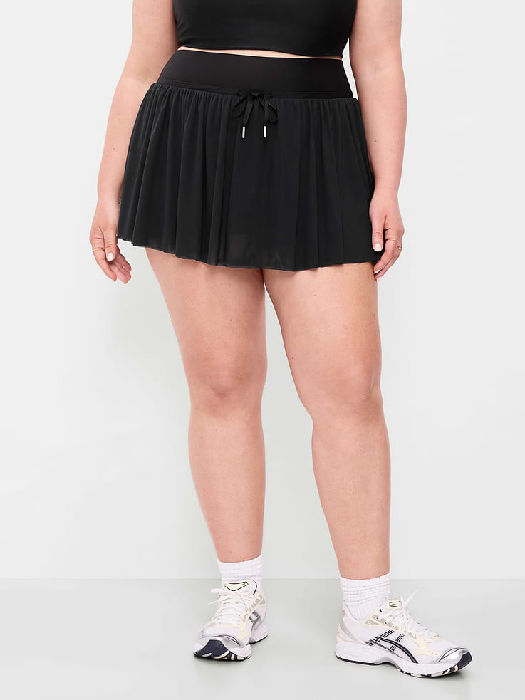 Image number 7 showing, High-Waisted Mesh Skort