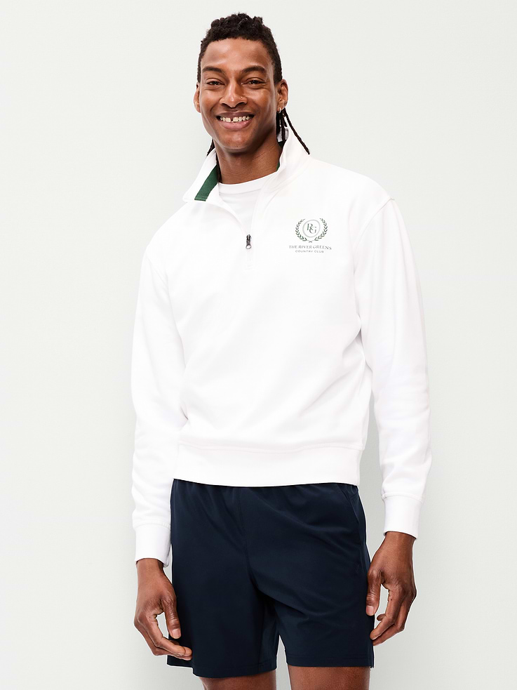 Image number 1 showing, Rotation Fleece Graphic Quarter Zip
