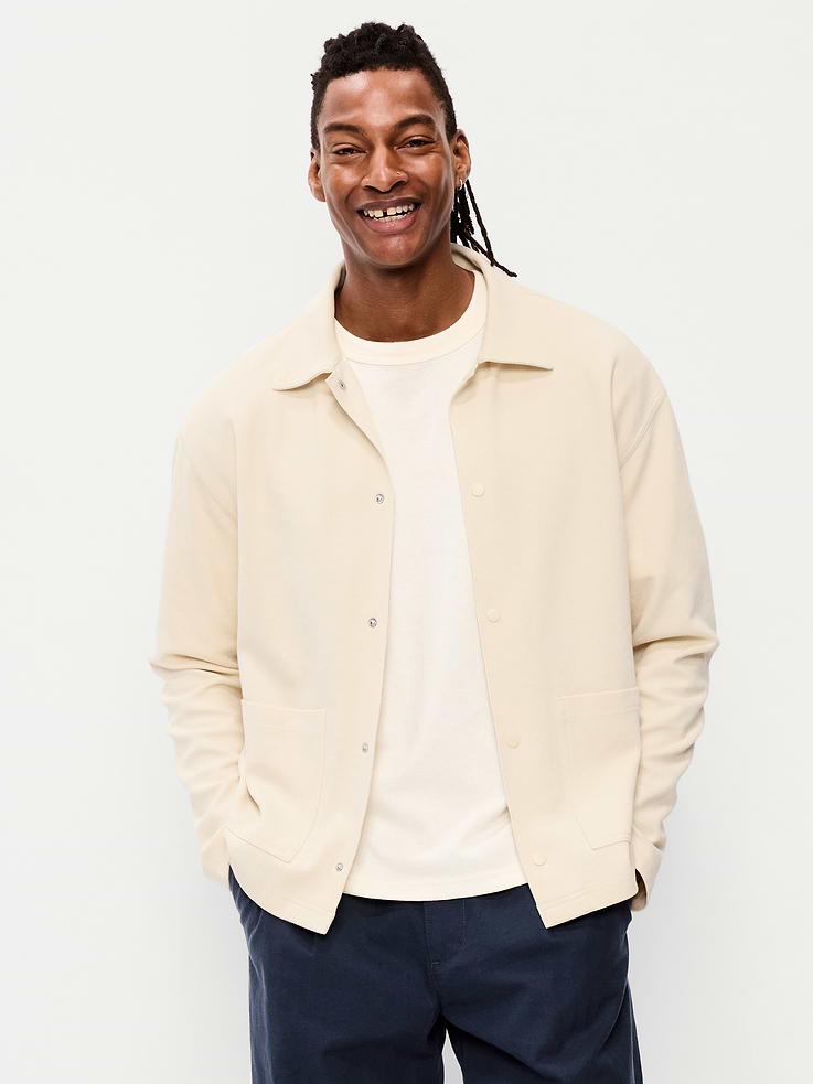 Image number 1 showing, Cropped Loose Utility Shacket