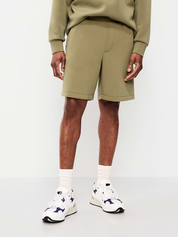 Bounce Fleece Baggy Shorts -- 8-inch inseam