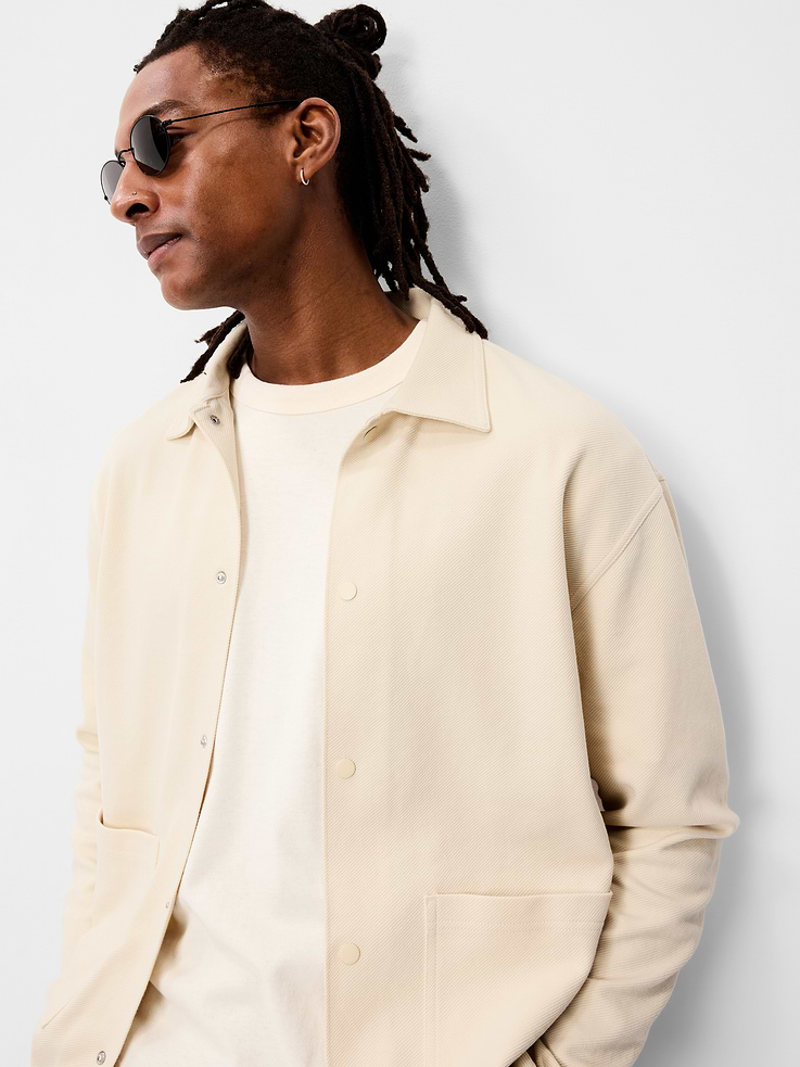 Image number 3 showing, Cropped Loose Utility Shacket