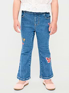 Image number 2 showing, Wow Pull-On High-Waisted Flare-Leg Jeans for Toddler Girls