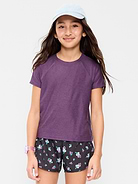 Image 1 of 5, Keep ‘em moving in Old Navy Sport's CloudMotion: A lightweight, drapey fabric with an ultra-soft, cloud-like feel., crew neck, short sleeves, Product #879497