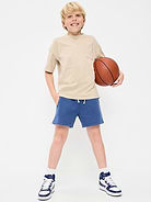 Image number 3 showing, Above Knee Fleece Jogger Shorts for Boys