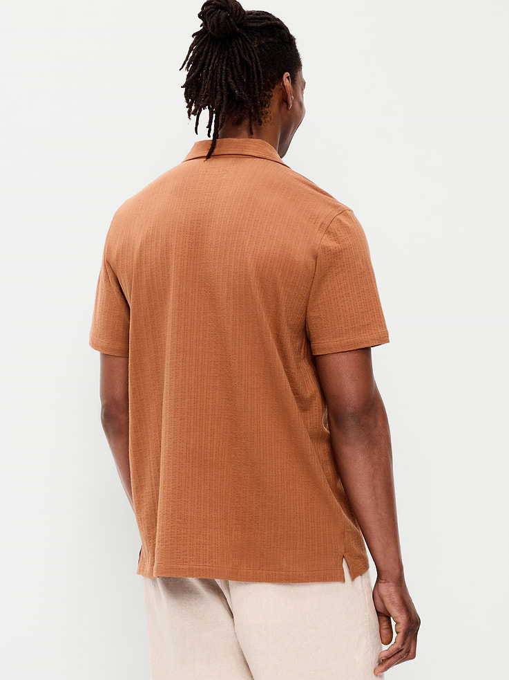 Image number 2 showing, Short-Sleeve Textured Camp Shirt