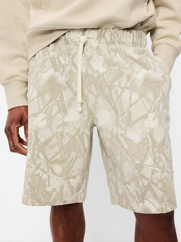 Baggy Fleece Sweat Shorts -- 10-inch inseam
