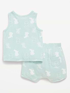 Image number 3 showing, Henley Tank Top and Shorts Set for Baby
