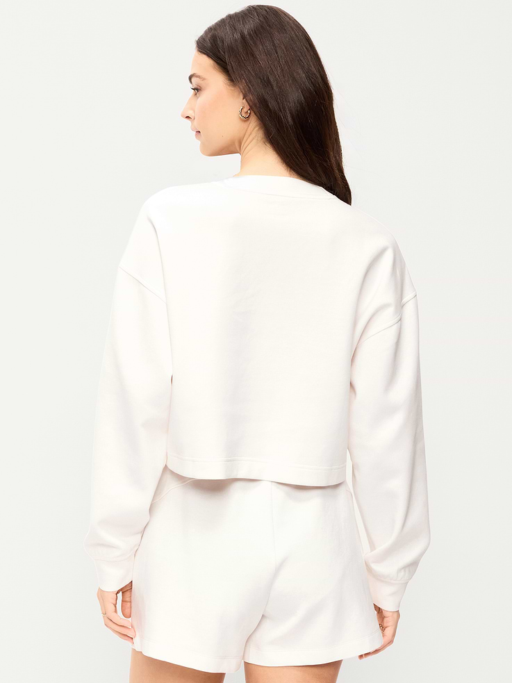 Image number 2 showing, Dynamic Fleece Oversized Crop Sweatshirt