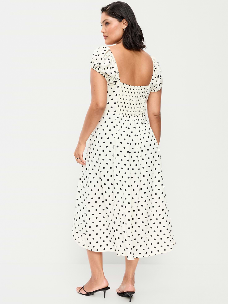 Image number 9 showing, Short-Sleeve Fit & Flare Midi Dress