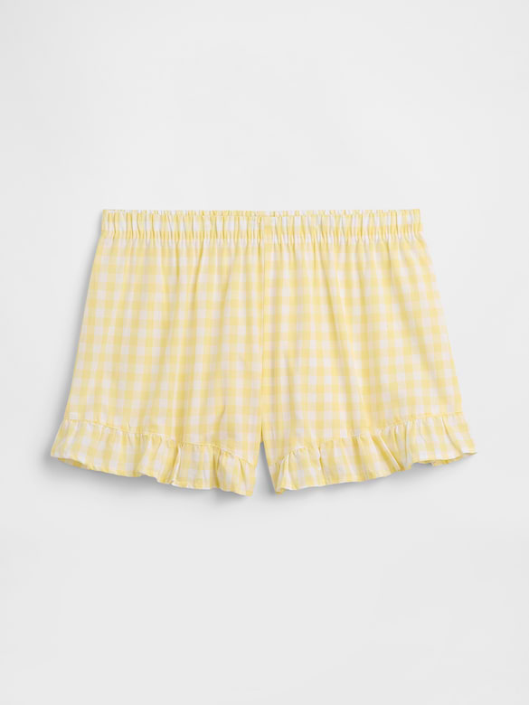 Ruffle Poplin PJ Shorts