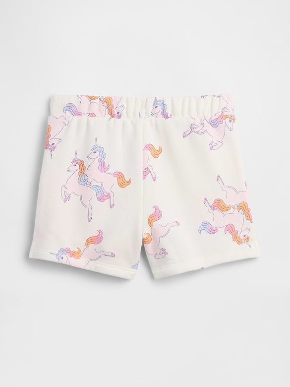 babyGap Print Pull-On Logo Shorts