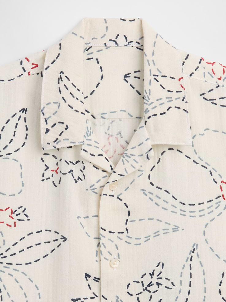 Image number 3 showing, Kids Textured Vacay Shirt