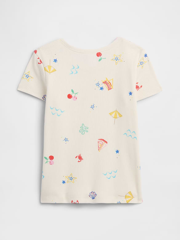 babyGap Ribbed Crewneck T-Shirt