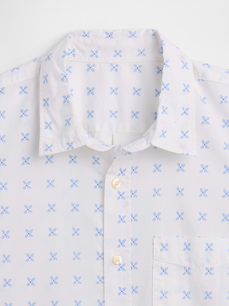 Image number 4 showing, Stretch Poplin Shirt in Standard Fit