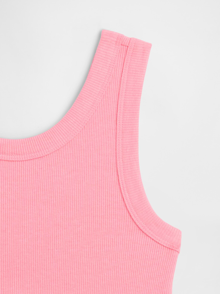 Image 3 of 4, Kids Ribbed Tank Top