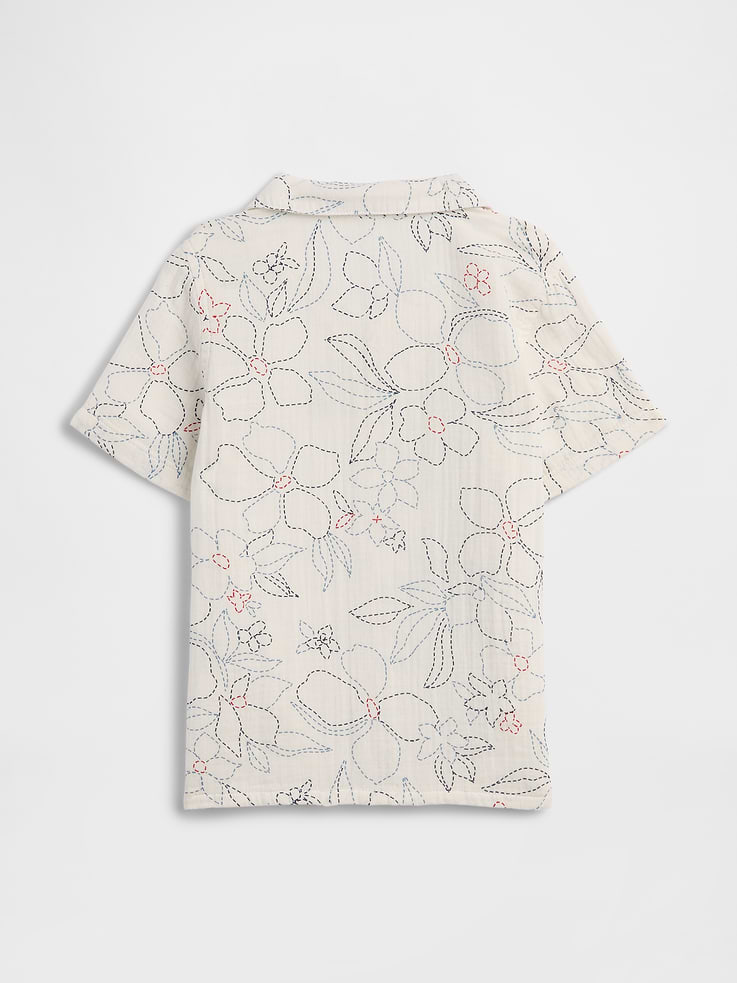 Image number 2 showing, babyGap Brannan Bear Gauze Vacay Shirt