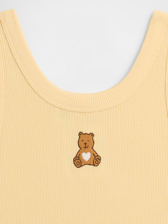 Kids Ribbed Tank Top