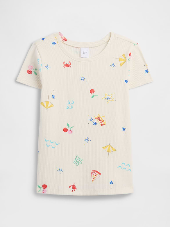 babyGap Ribbed Crewneck T-Shirt