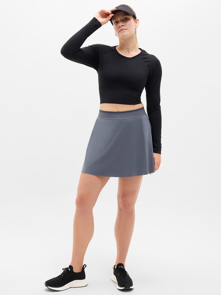 Image number 2 showing, Ace A-Line Tipped 15.5" Skort