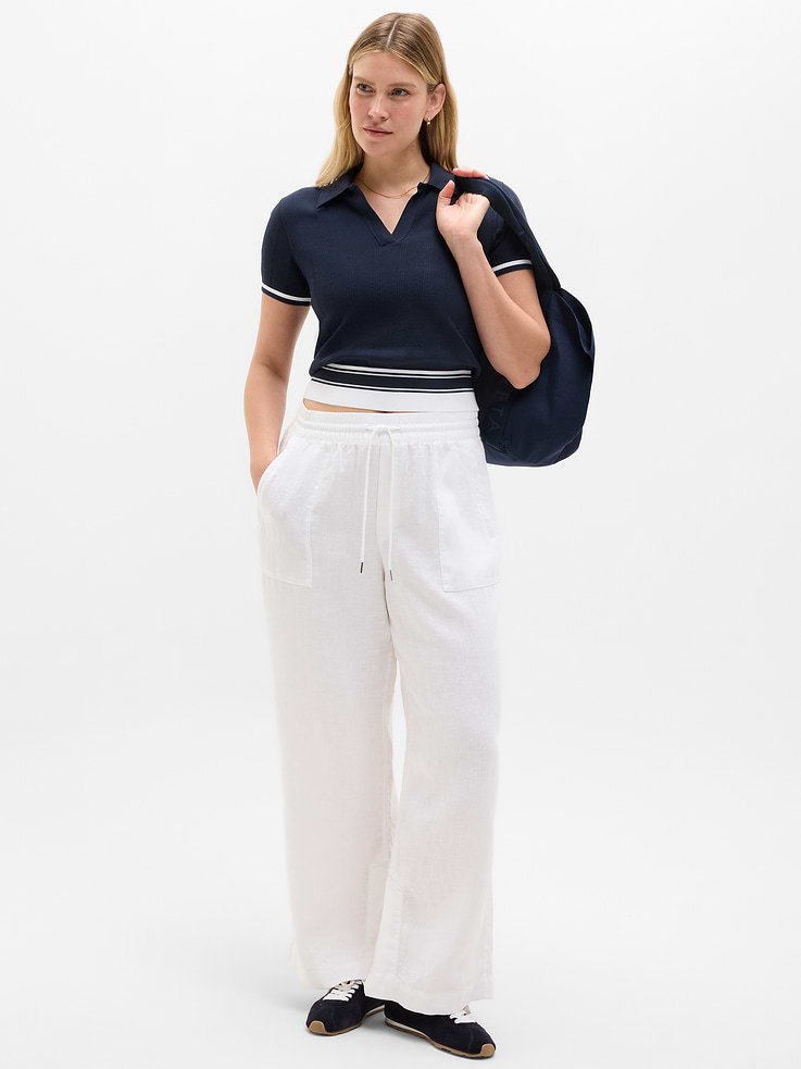 Image number 5 showing, Seamless Polo Tee Sweater