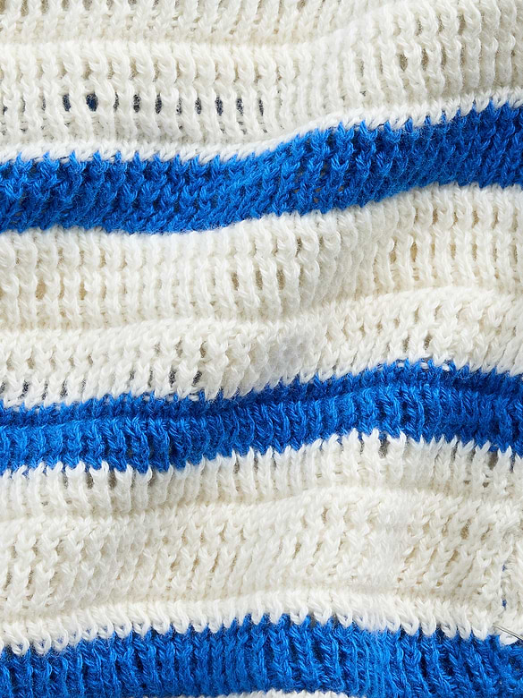 Baby Crochet Stripe Outfit Set