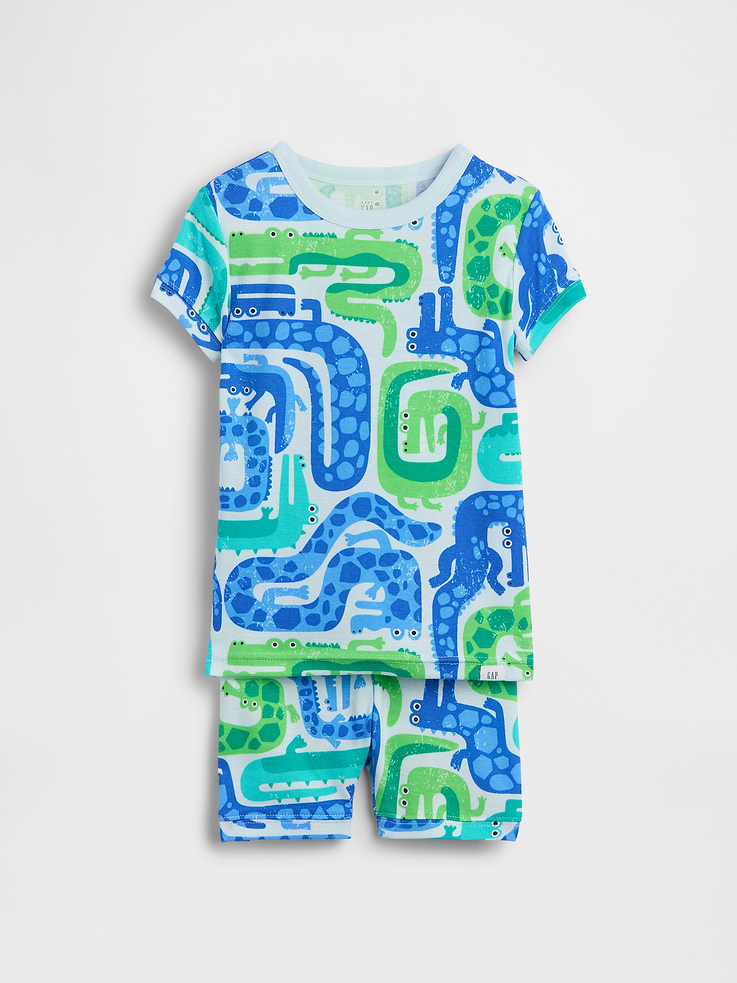 L'image numéro 1 présente Pyjama en coton biologique brossé pour Bébé et Tout-petit