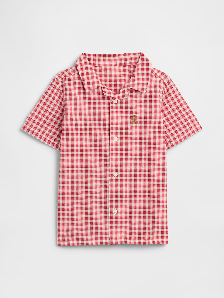 Image number 1 showing, babyGap Brannan Bear Seersucker Vacay Shirt
