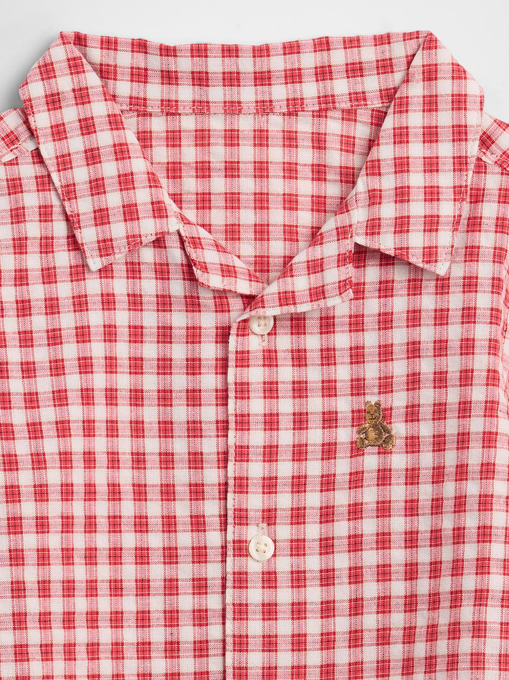 Image number 3 showing, babyGap Brannan Bear Seersucker Vacay Shirt
