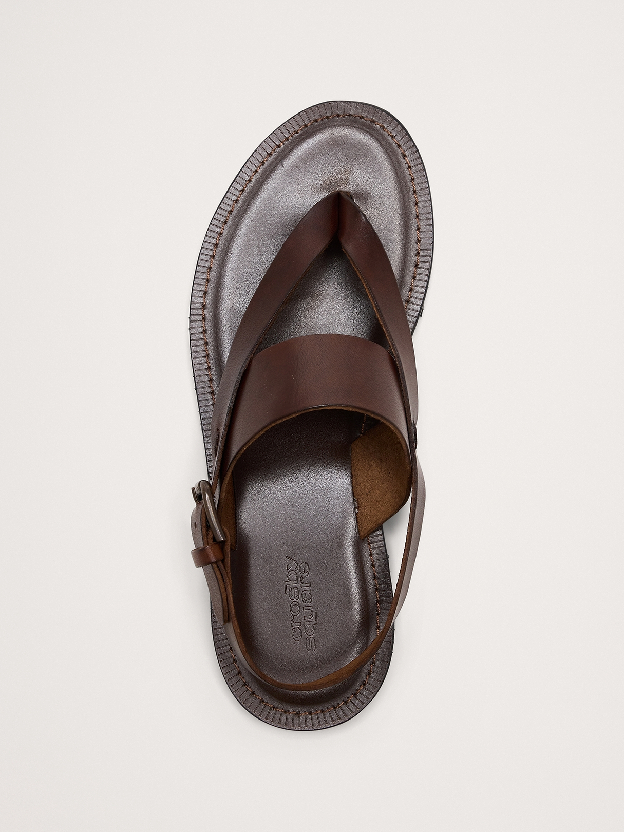 Leather Criss-Cross Sandal | Banana Republic