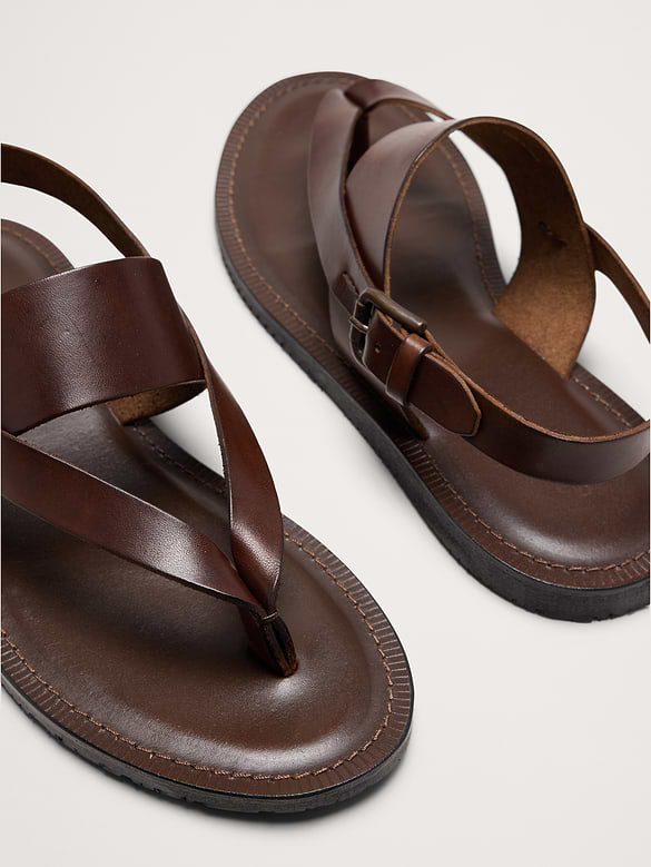 Leather Criss-Cross Sandal