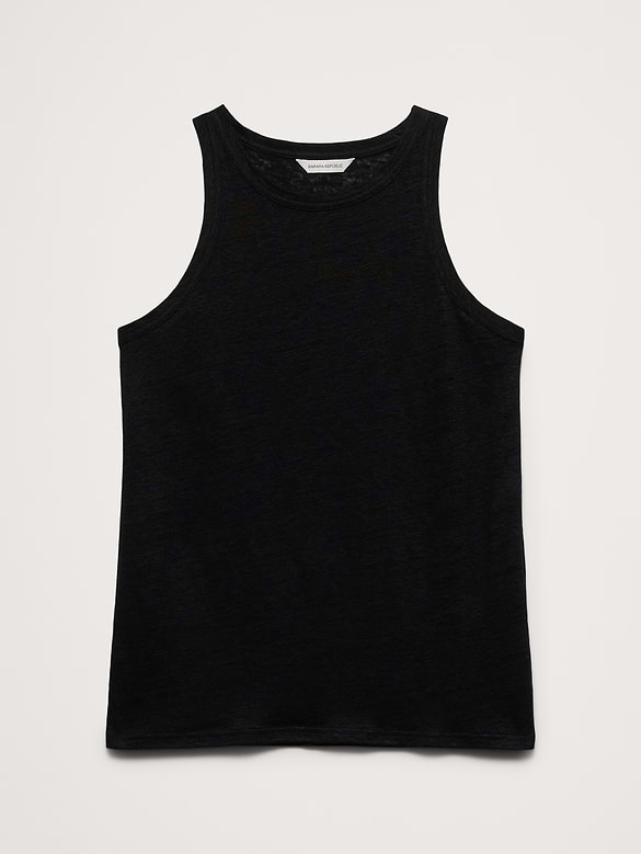 Linen Cutaway Tank