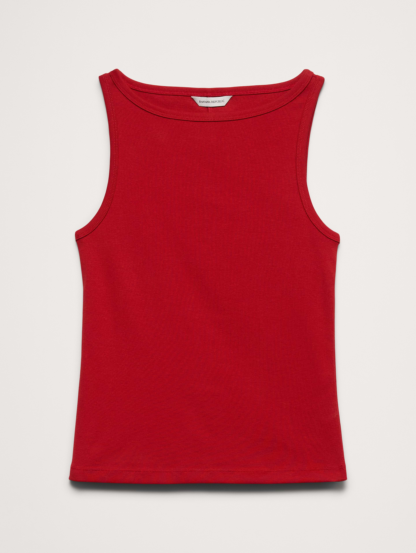 L'image numéro 5 présente Camisole minimaliste en coton